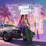 Para GTA 6 ile gb? Para, palmy i neonowy blask Miami. Para siedzi na muscle carze, czekając na przygodę.
