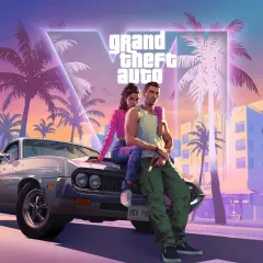 Para GTA 6 ile gb? Para, palmy i neonowy blask Miami. Para siedzi na muscle carze, czekając na przygodę.