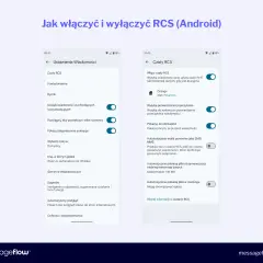 Jak wyłączyć czat RCS na Androidzie? Zobacz ustawienia wiadomości, aby wyłączyć tę funkcję.