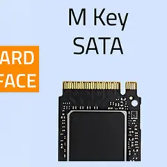 Porównanie rodzajów dysków M.2: M Key SATA i B+M Key SATA.