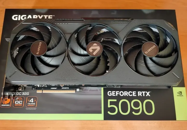 Gigabyte GeForce RTX 5090 Windforce OC 32G - najlepsza karta graficzna na świecie, gotowa do dominacji w grach.