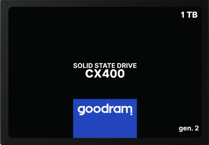 Dysk SSD Goodram 1TB 2.5 SATA CX400, gen. 2. Szybki i pojemny dysk do Twojego komputera.