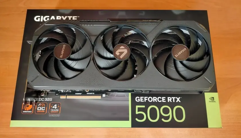 Gigabyte GeForce RTX 5090 Windforce OC 32G - najlepsza karta graficzna na świecie, gotowa do dominacji w grach.