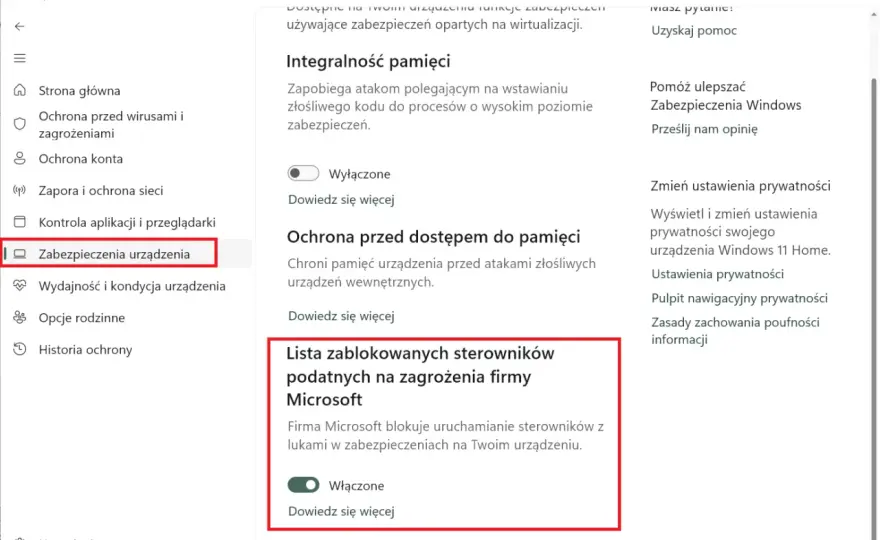 Izolacja rdzenia Windows 11 - Włączyć czy wyłączyć? Poradnik!