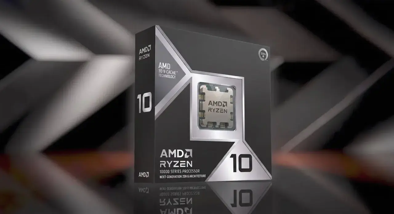Procesor AMD Ryzen 10000 z technologią 3D V-Cache, oparty na architekturze Zen 6.