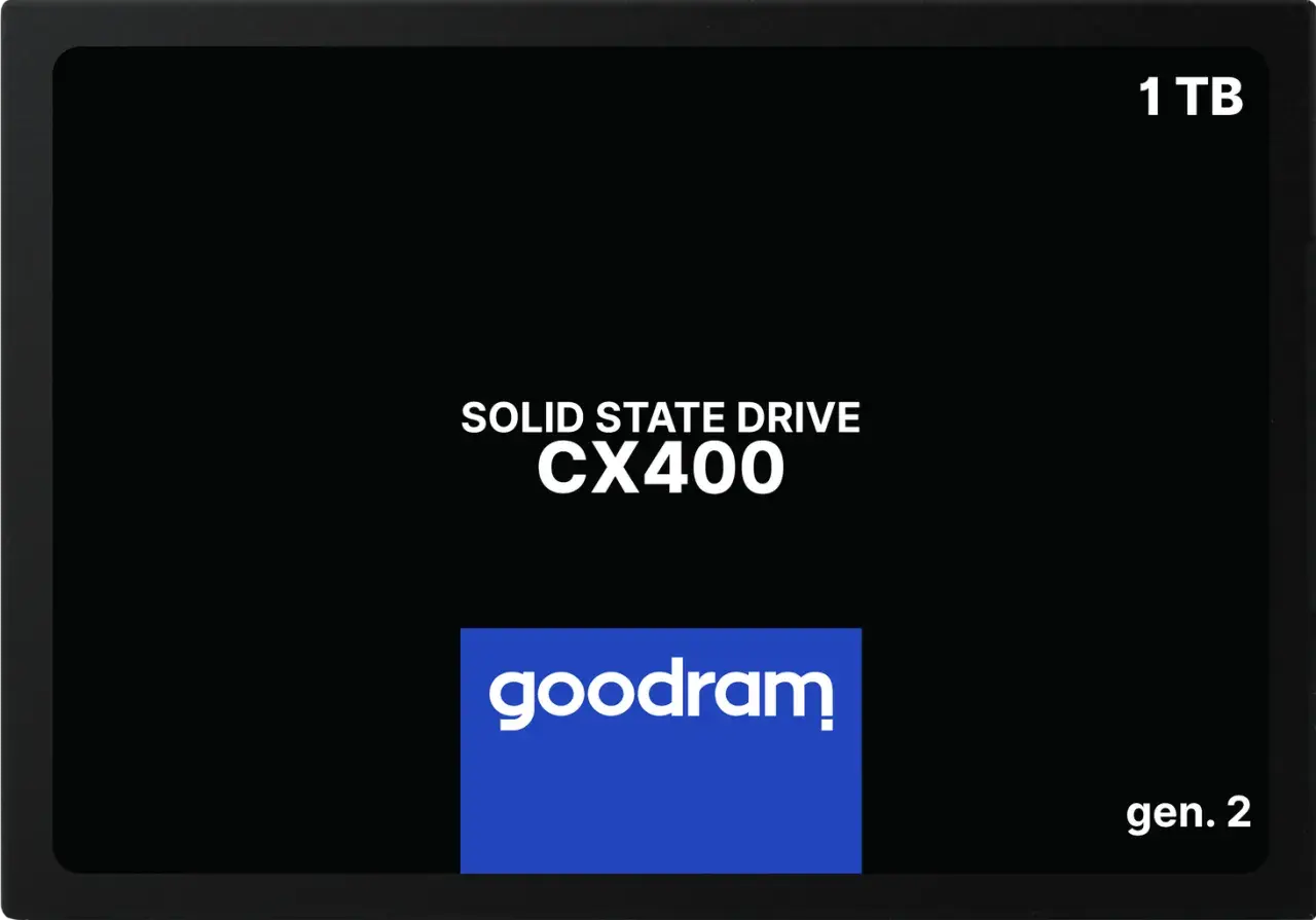 Dysk SSD Goodram 1TB 2.5 SATA CX400, gen. 2. Szybki i pojemny dysk do Twojego komputera.
