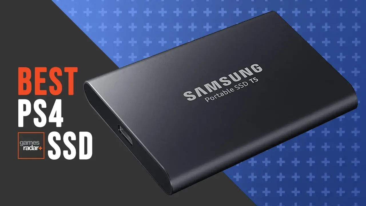 Dysk Samsung Portable SSD T5, idealny do rozszerzenia pamięci PS4 Pro. Szybki i kompaktowy.